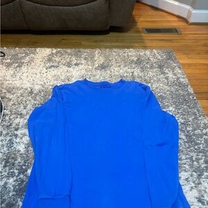 Royal Blue Long Sleeve Crewneck Shirt